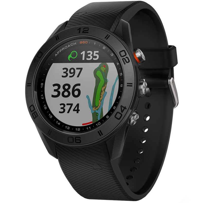 Garmin Approach S60 Golf GPS Watch, Male, Black  | Online Golf,
