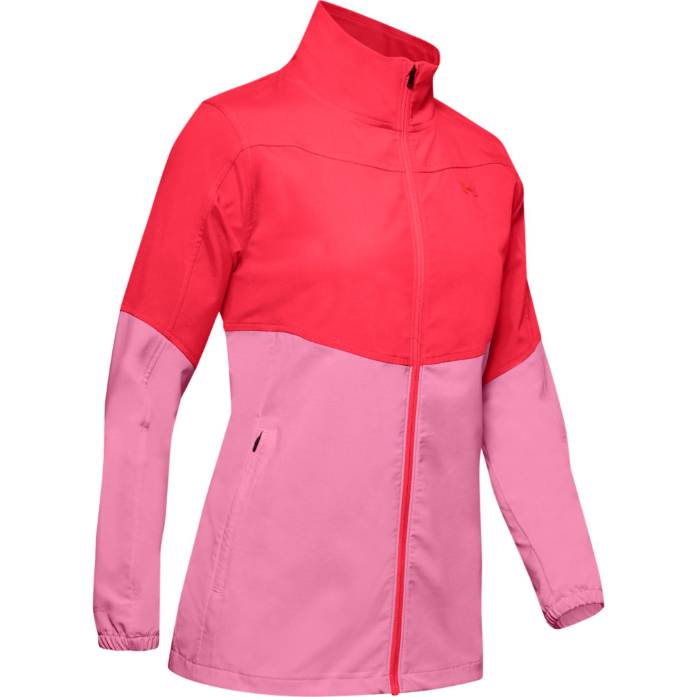 pink under armour jacket
