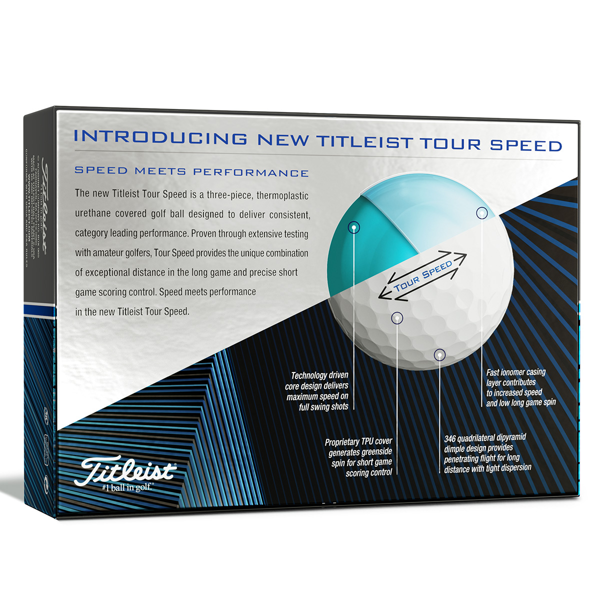 Titleist Tour Speed 12 Ball Pack | Online Golf